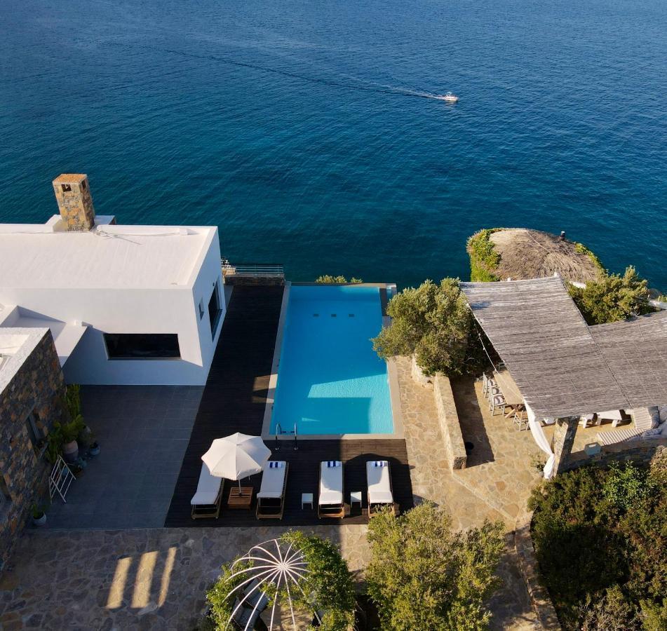 Villa Aiolos: Above The Sea, Within Agios Nikolaos Exteriör bild