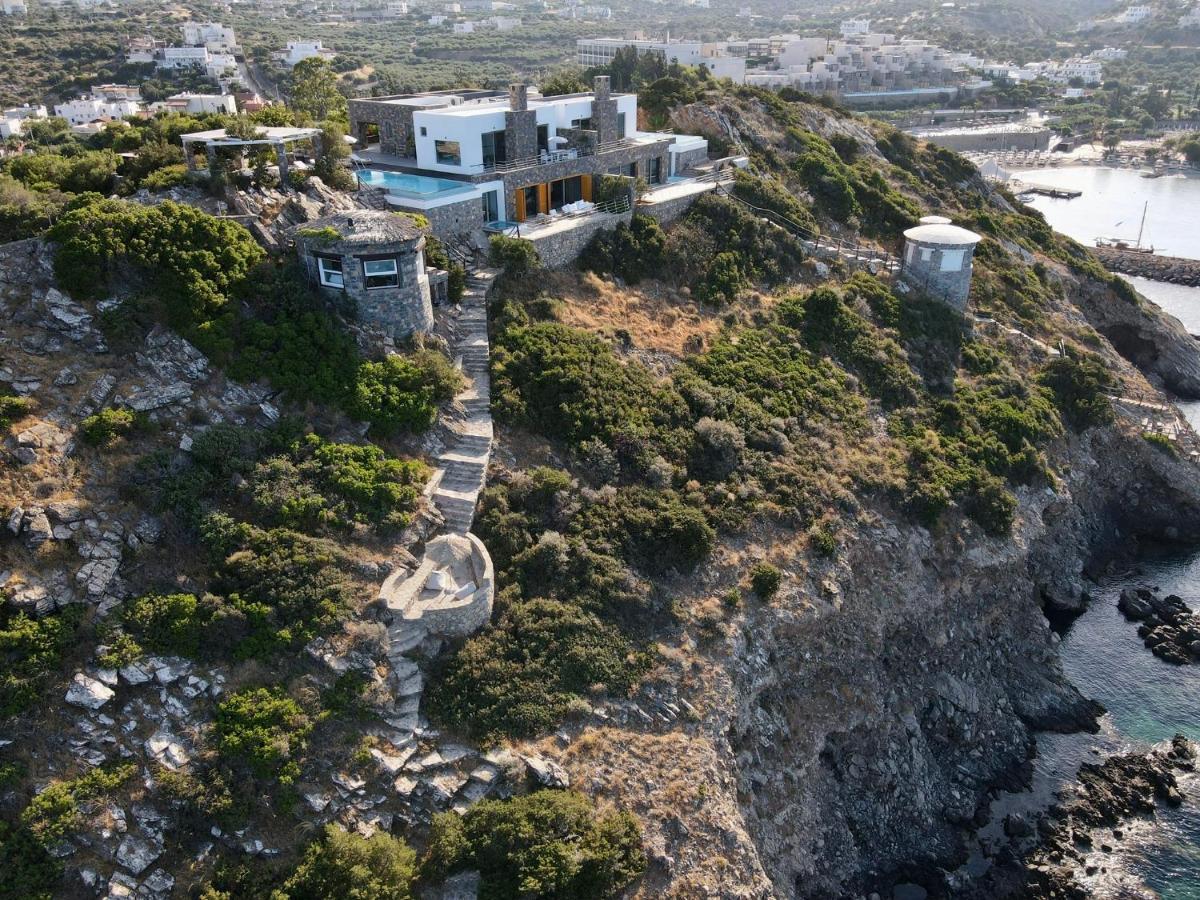 Villa Aiolos: Above The Sea, Within Agios Nikolaos Exteriör bild