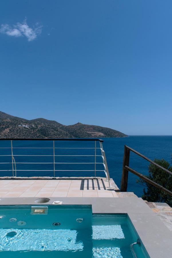 Villa Aiolos: Above The Sea, Within Agios Nikolaos Exteriör bild