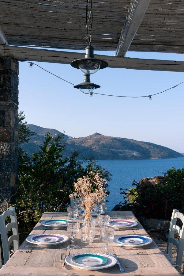 Villa Aiolos: Above The Sea, Within Agios Nikolaos Exteriör bild