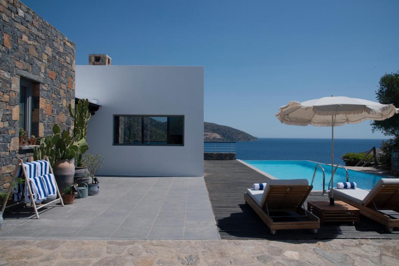 Villa Aiolos: Above The Sea, Within Agios Nikolaos Exteriör bild