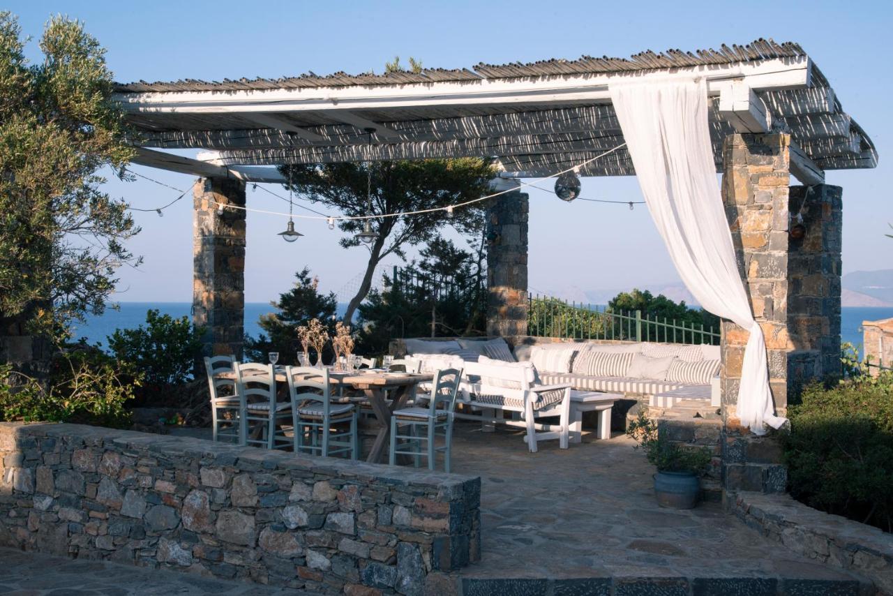 Villa Aiolos: Above The Sea, Within Agios Nikolaos Exteriör bild