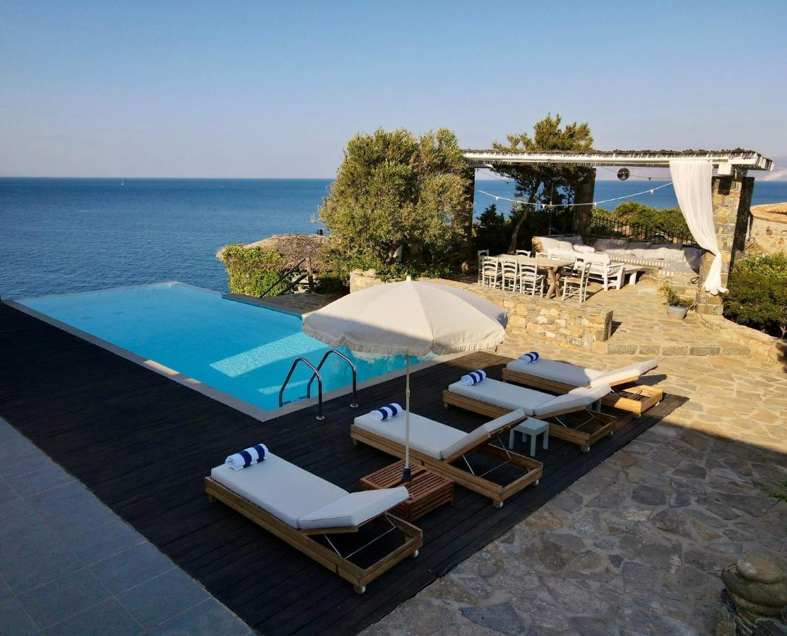Villa Aiolos: Above The Sea, Within Agios Nikolaos Exteriör bild